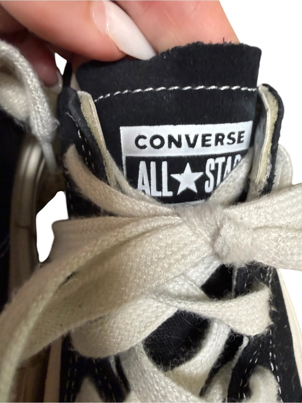 Converse All Star Cruise Low Top Platform Sneakers in Black and Cream 5.5 - Picture 6 of 12